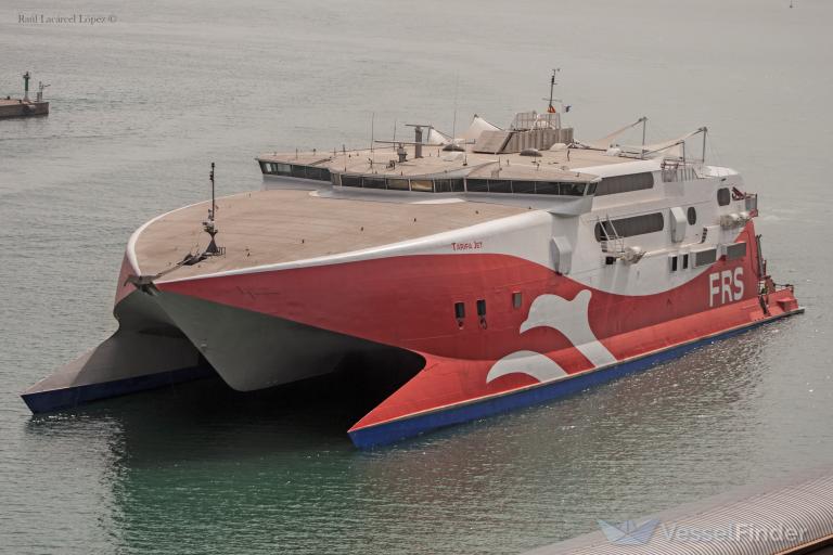 tarifa jet (Passenger/Ro-Ro Cargo Ship) - IMO 9150999, MMSI 209375000, Call Sign C4NX2 under the flag of Cyprus