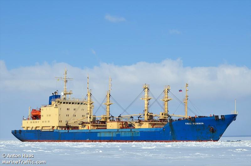 frio forwin (Refrigerated Cargo Ship) - IMO 9076260, MMSI 210631000, Call Sign 5BWC3 under the flag of Cyprus