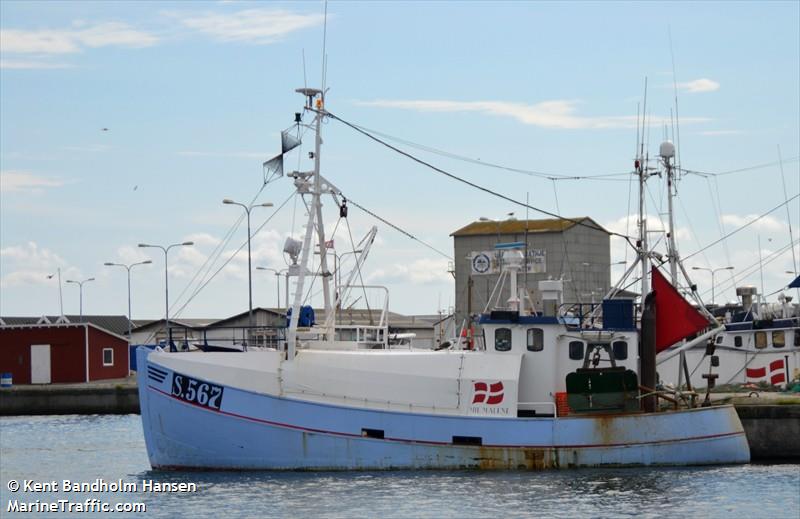mie malene (Fishing vessel) - IMO , MMSI 219002827, Call Sign 5QRJ under the flag of Denmark