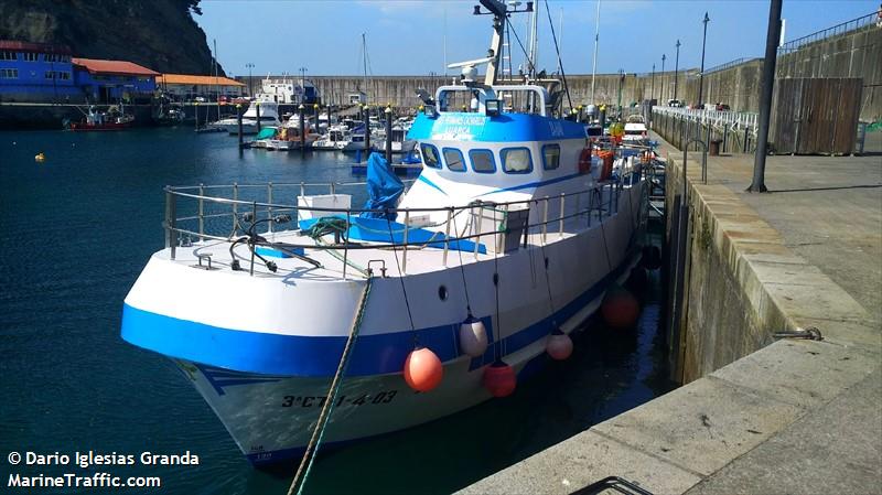 tres hnos cacharelos (Fishing vessel) - IMO , MMSI 224094590, Call Sign EA-6646 under the flag of Spain