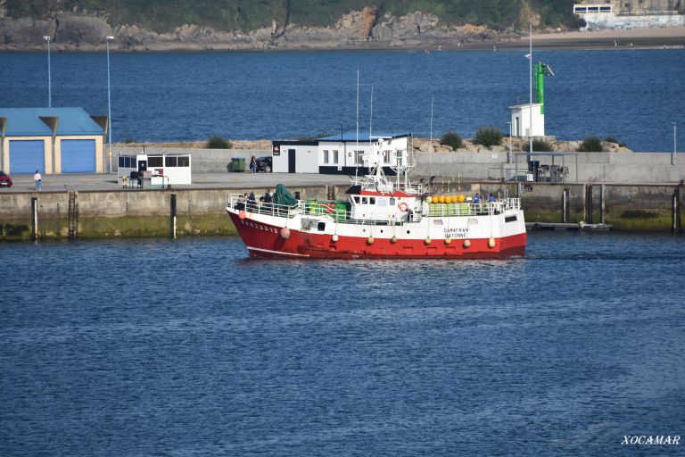 fv damafran (Fishing Vessel) - IMO , MMSI 227536000, Call Sign FHBB under the flag of France