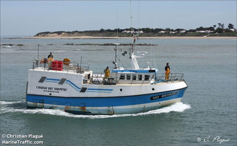 fv oiseau d tempete (Fishing vessel) - IMO , MMSI 227808000, Call Sign FHGL under the flag of France