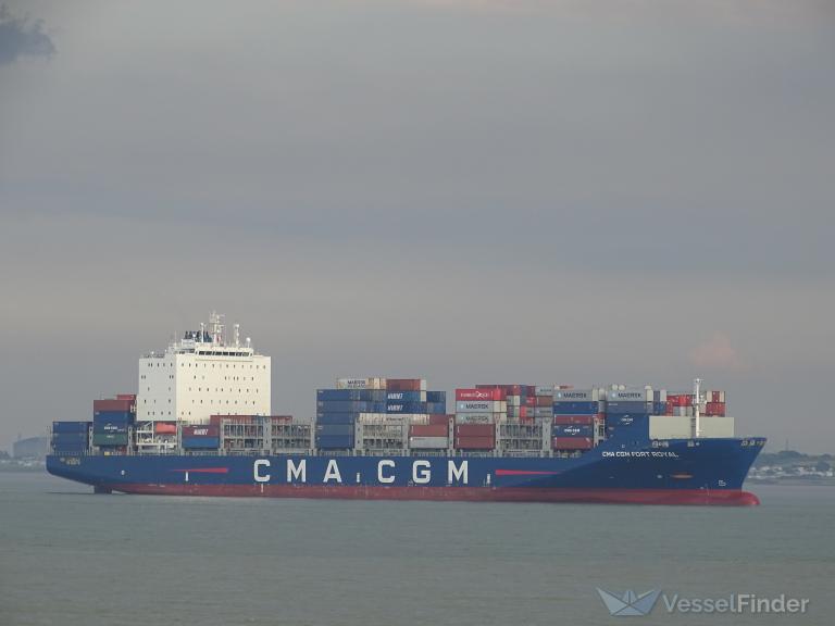cma cgm fort royal (Container Ship) - IMO 9809837, MMSI 228367600, Call Sign FLUY under the flag of France