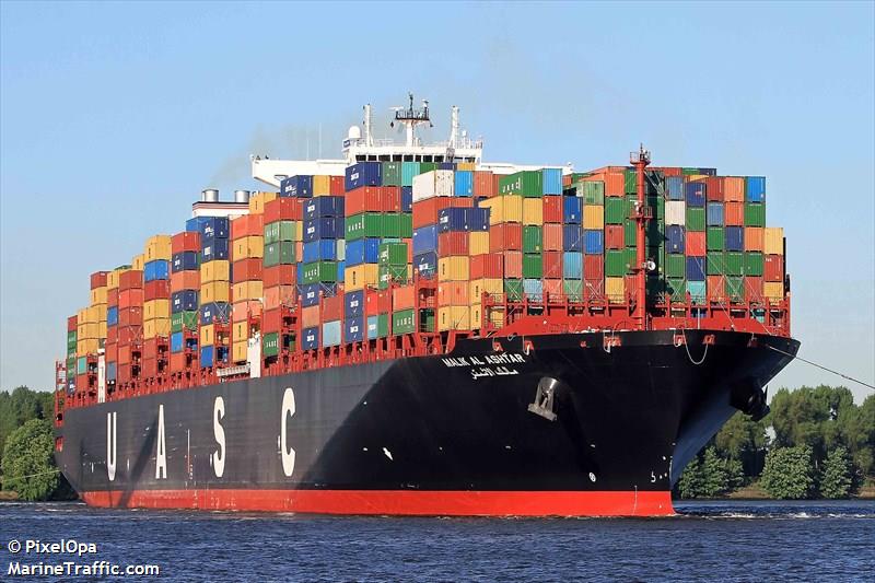 malik alashtar (Container Ship) - IMO 9525900, MMSI 229006000, Call Sign 9HA2983 under the flag of Malta