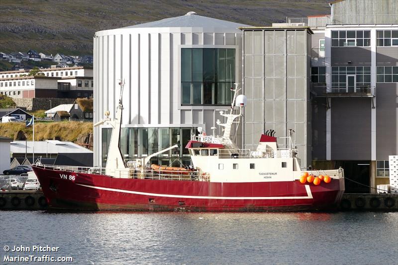 tugvusteinur (Fishing Vessel) - IMO 5156086, MMSI 231220000, Call Sign XPZH under the flag of Faeroe Islands