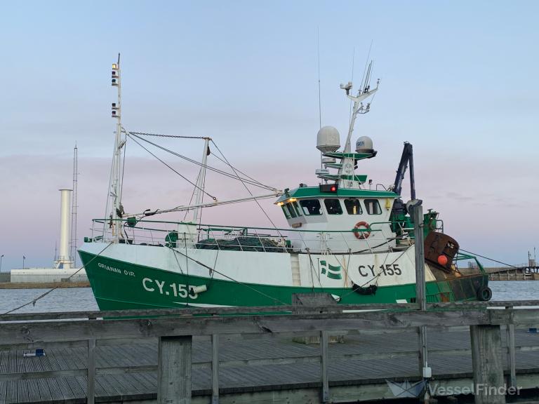 grianan oir (Fishing vessel) - IMO , MMSI 235002480, Call Sign ZNOV8 under the flag of United Kingdom (UK)