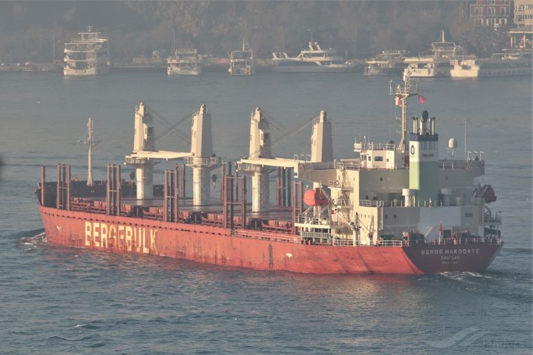 berge hakodate (Bulk Carrier) - IMO 9713167, MMSI 235110509, Call Sign 2IKK4 under the flag of United Kingdom (UK)