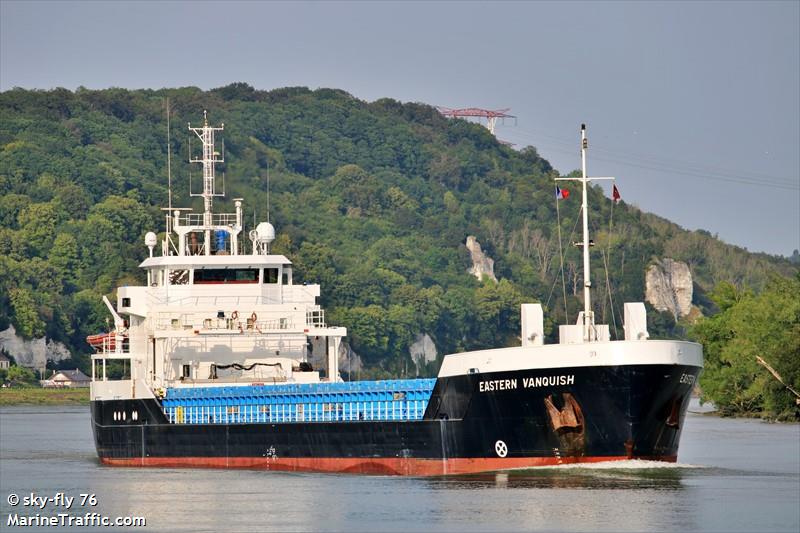 eastern vanquish (General Cargo Ship) - IMO 9411836, MMSI 235113663, Call Sign 2IXV6 under the flag of United Kingdom (UK)