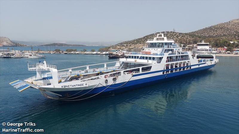 konstantinos k (Passenger/Ro-Ro Cargo Ship) - IMO 8647763, MMSI 239546200, Call Sign SVA2485 under the flag of Greece