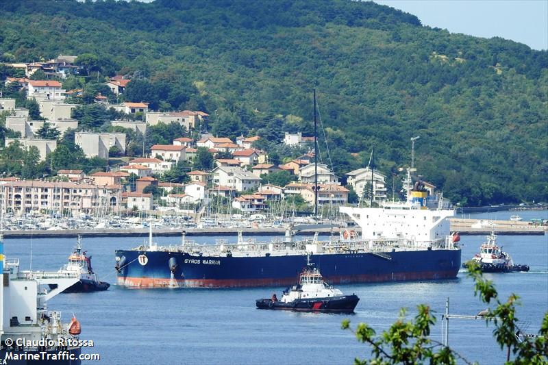syros warrior (Crude Oil Tanker) - IMO 9370850, MMSI 241406000, Call Sign SVCG9 under the flag of Greece