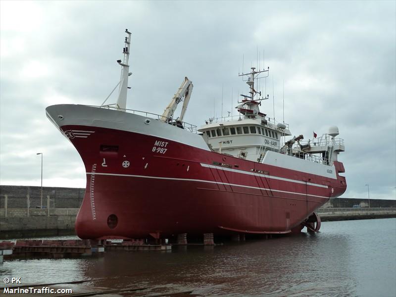 mist (Fishing Vessel) - IMO 9163180, MMSI 242045000, Call Sign CNA4469 under the flag of Morocco