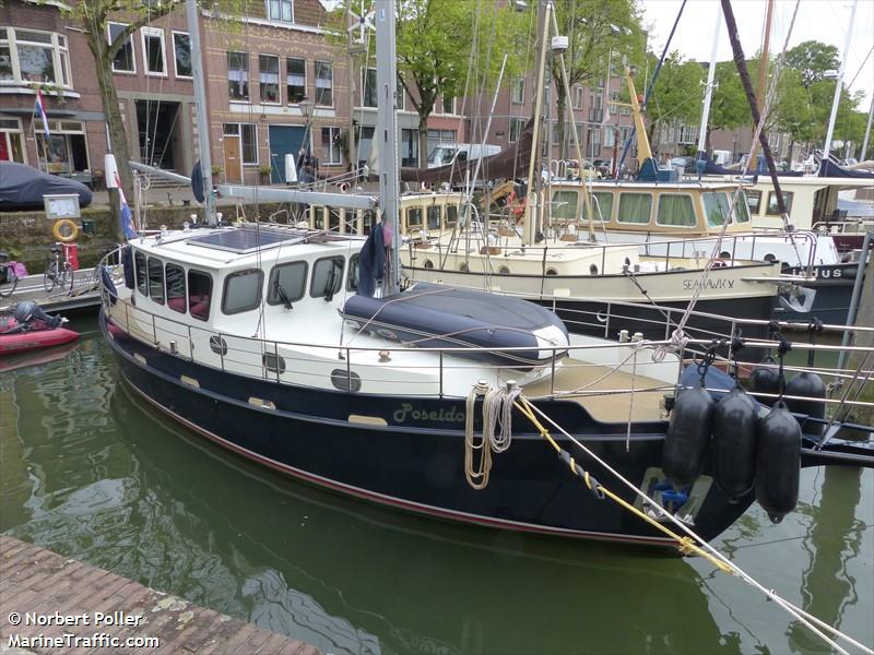 poseidon (Sailing vessel) - IMO , MMSI 244790508, Call Sign PA4682 under the flag of Netherlands