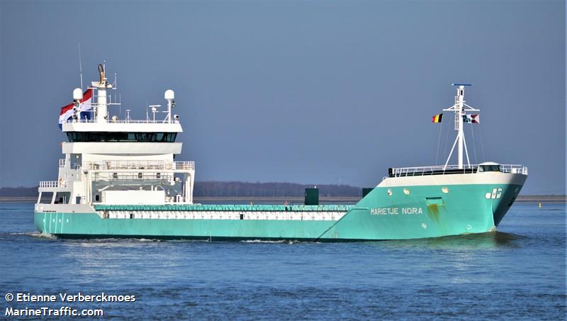 marietje nora (General Cargo Ship) - IMO 9481609, MMSI 244860007, Call Sign PDAS under the flag of Netherlands