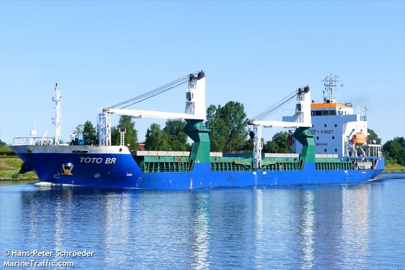 toto br (General Cargo Ship) - IMO 9504279, MMSI 247285400, Call Sign ICFJ under the flag of Italy