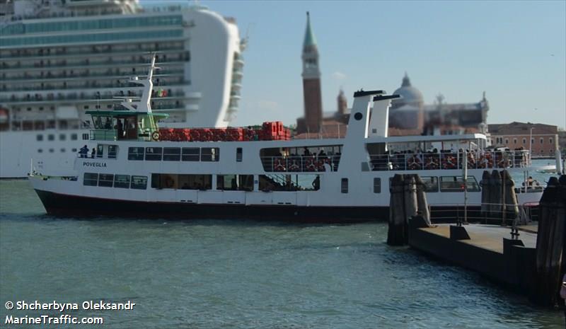 poveglia (Passenger Ship) - IMO 8959403, MMSI 247291300, Call Sign IVQG under the flag of Italy