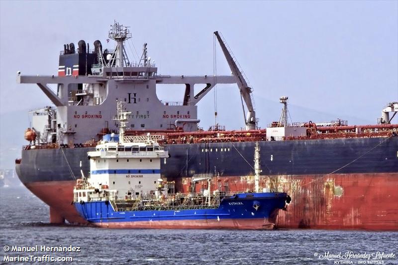 kythira (Oil Products Tanker) - IMO 9417543, MMSI 248338000, Call Sign 9HA4617 under the flag of Malta