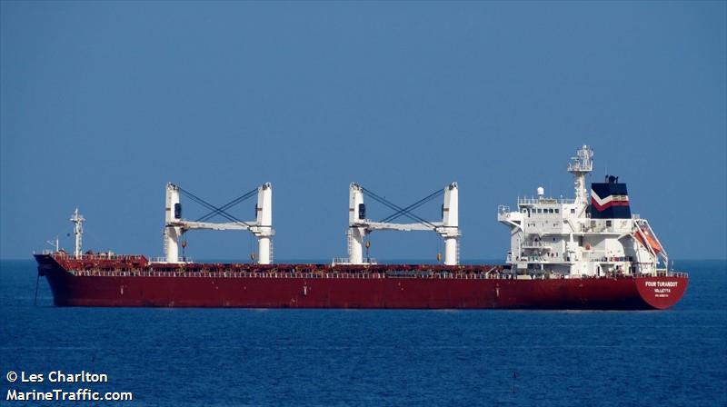 four turandot (Bulk Carrier) - IMO 9480710, MMSI 248506000, Call Sign 9HA4679 under the flag of Malta