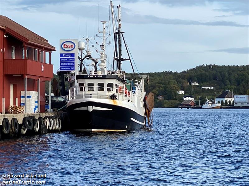emely sor (Fishing vessel) - IMO , MMSI 257525600, Call Sign LIBV under the flag of Norway