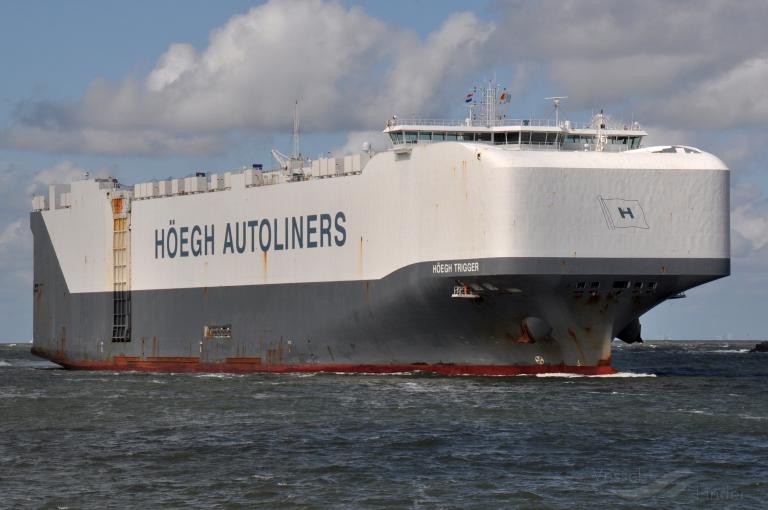 hoegh trigger (Vehicles Carrier) - IMO 9684988, MMSI 258389000, Call Sign LAUK7 under the flag of Norway
