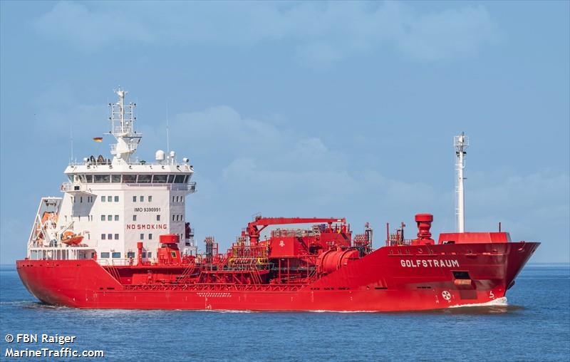 golfstraum (Chemical/Oil Products Tanker) - IMO 9390991, MMSI 258849000, Call Sign LAJK6 under the flag of Norway