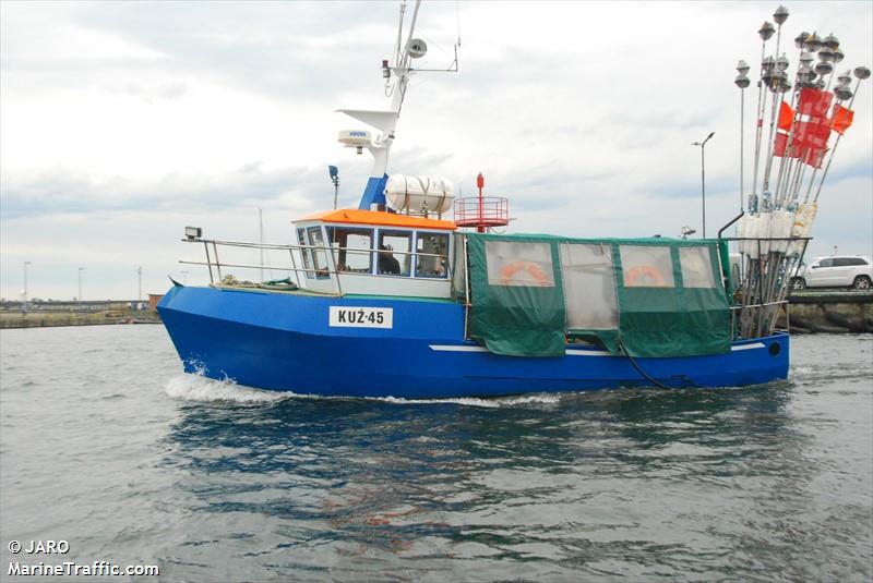 kuz 45 (Fishing vessel) - IMO , MMSI 261023040, Call Sign SPG3589 under the flag of Poland