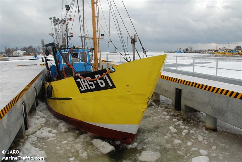 jas 61 (Fishing vessel) - IMO , MMSI 261028620, Call Sign SPG2237 under the flag of Poland