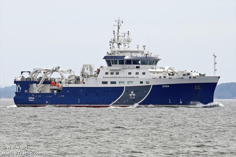 svea (Research Vessel) - IMO 9829332, MMSI 265009000, Call Sign SEYB under the flag of Sweden