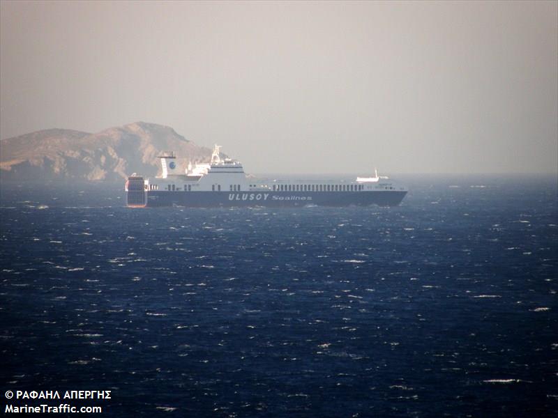 ulusoy-15 (Ro-Ro Cargo Ship) - IMO 9506265, MMSI 271043165, Call Sign TCUP4 under the flag of Turkey