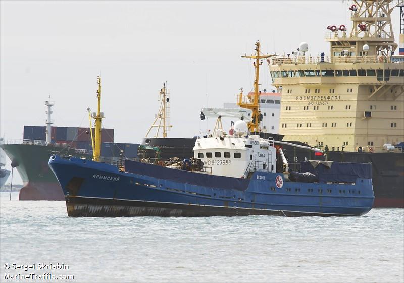 krymskiy (Fish Carrier) - IMO 8423583, MMSI 273195200, Call Sign UDRA under the flag of Russia