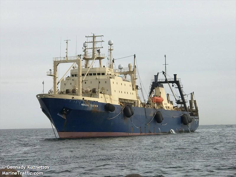 nikolay telenkov (Fish Factory Ship) - IMO 8607139, MMSI 273345950, Call Sign UBXE under the flag of Russia