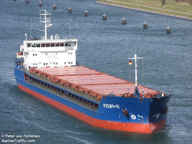 rusich-11 (General Cargo Ship) - IMO 9368259, MMSI 273354040, Call Sign UCLM under the flag of Russia