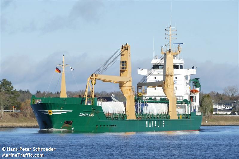 jamtland (General Cargo Ship) - IMO 9277319, MMSI 304339000, Call Sign V2HD3 under the flag of Antigua & Barbuda