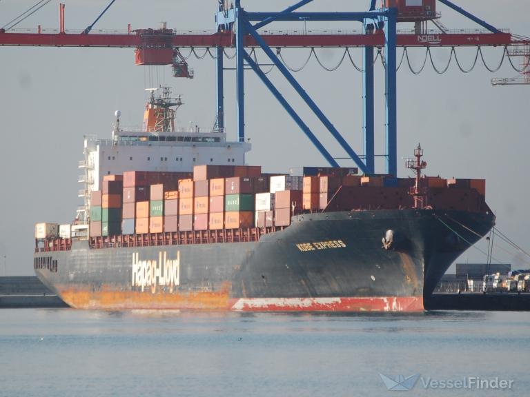 kobe express (Container Ship) - IMO 9143544, MMSI 310764000, Call Sign ZCEV2 under the flag of Bermuda