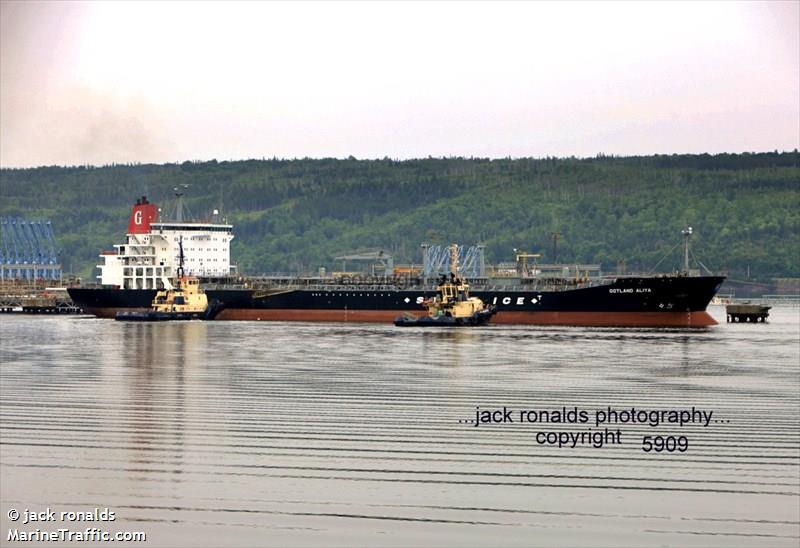 gotland aliya (Chemical/Oil Products Tanker) - IMO 9375604, MMSI 311045400, Call Sign C6YU4 under the flag of Bahamas