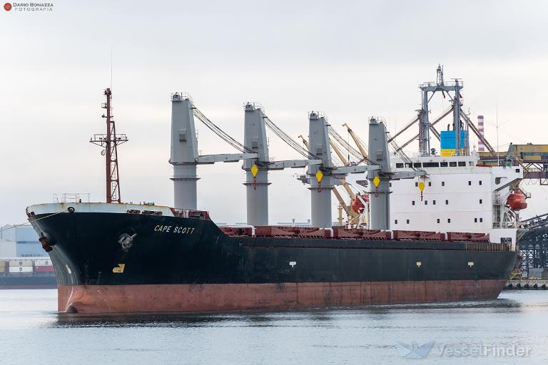 cape scott (Bulk Carrier) - IMO 9159737, MMSI 312417000, Call Sign V3WM2 under the flag of Belize