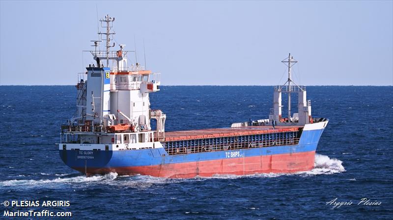 tc glory (General Cargo Ship) - IMO 9125700, MMSI 314432000, Call Sign 8PAL9 under the flag of Barbados