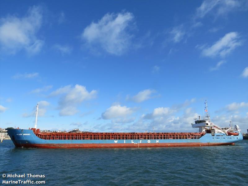 wilson mersey (General Cargo Ship) - IMO 9177868, MMSI 314437000, Call Sign 8PAM6 under the flag of Barbados