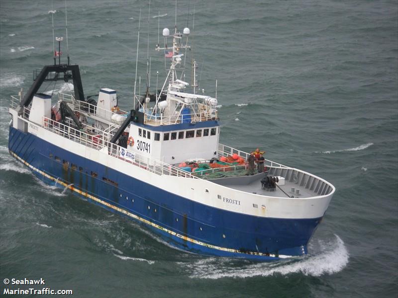 frosti (Fishing vessel) - IMO , MMSI 316001821, Call Sign CFL3773 under the flag of Canada