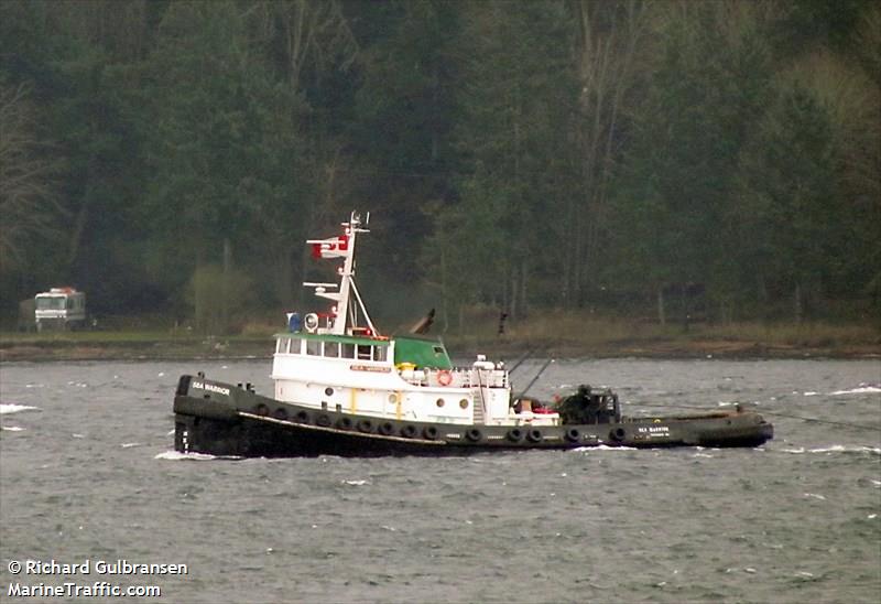 sea warrior (Tug) - IMO 6703123, MMSI 316003515, Call Sign CFA2584 under the flag of Canada