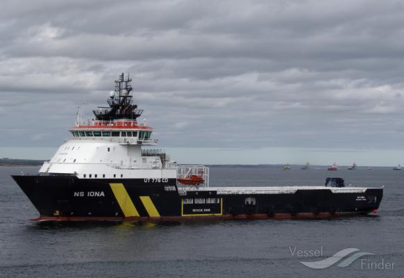 ns iona (Offshore Tug/Supply Ship) - IMO 9657636, MMSI 319060600, Call Sign ZGDM3 under the flag of Cayman Islands