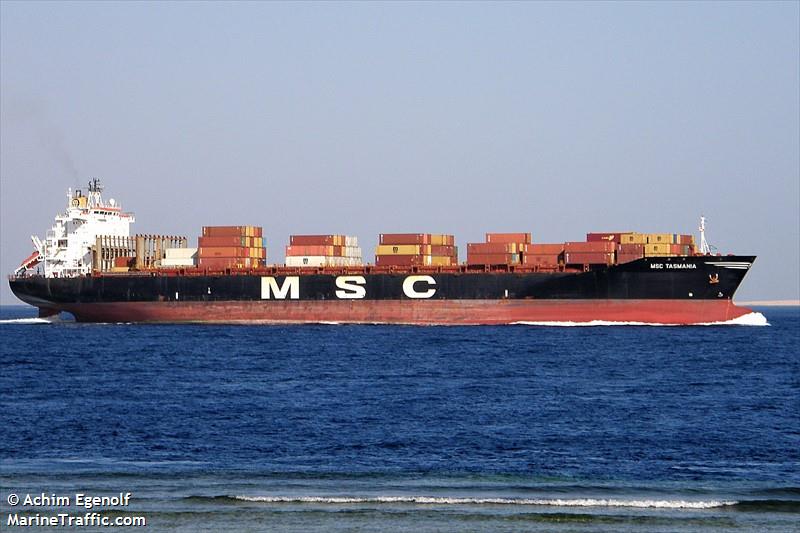 msc tasmania (Container Ship) - IMO 9008574, MMSI 355129000, Call Sign HPCF under the flag of Panama