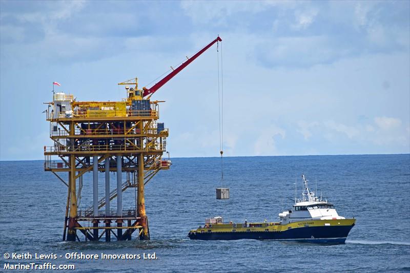 marathon runner (Offshore Tug/Supply Ship) - IMO 8967541, MMSI 362213000, Call Sign 9YMY under the flag of Trinidad & Tobago