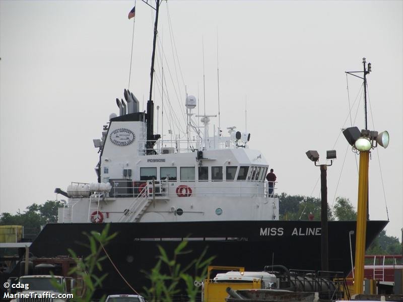 miss aline (Offshore Tug/Supply Ship) - IMO 9191096, MMSI 366750490, Call Sign WDH6048 under the flag of United States (USA)