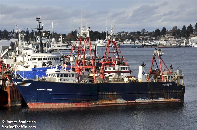 constellation (Fishing Vessel) - IMO 8030788, MMSI 367109910, Call Sign WTF6290 under the flag of United States (USA)