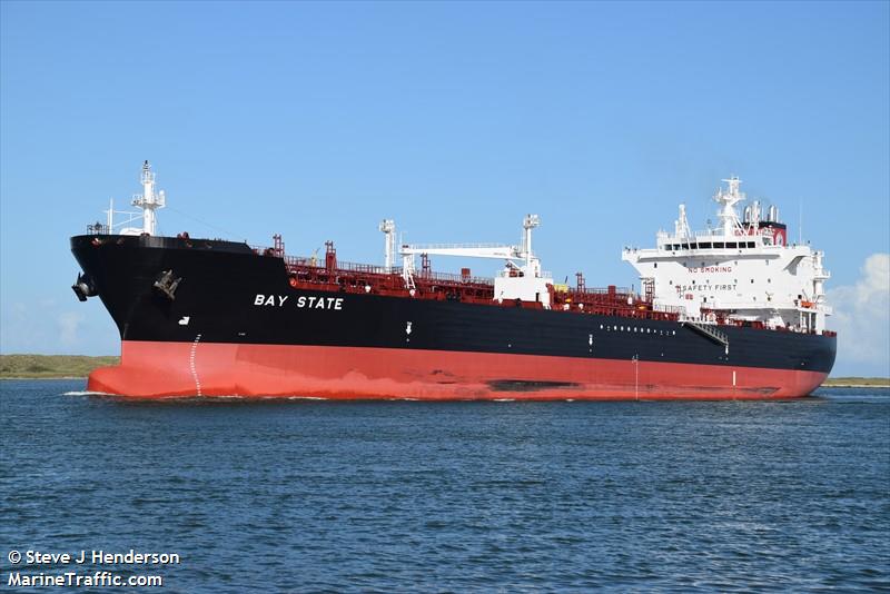 bay state (Chemical/Oil Products Tanker) - IMO 9698018, MMSI 367677560, Call Sign WBYQ under the flag of United States (USA)