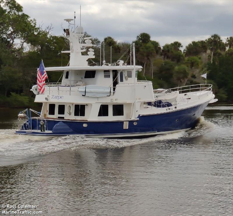 zarpe (Pleasure craft) - IMO , MMSI 368158890, Call Sign WDL7293 under the flag of United States (USA)