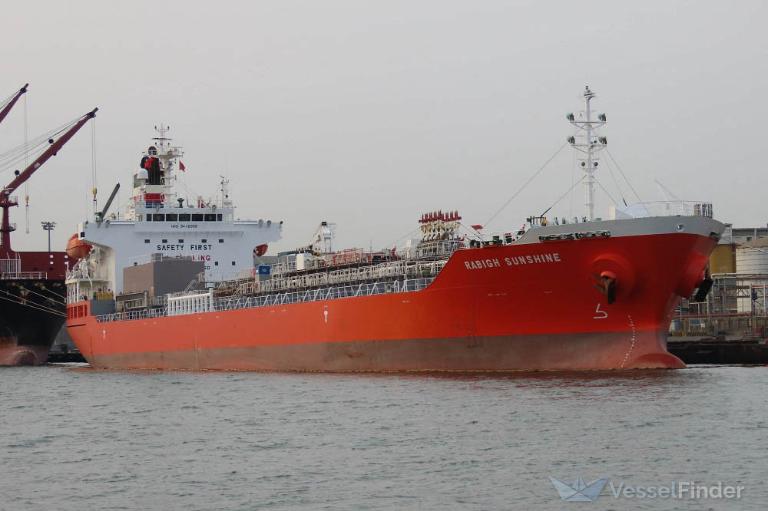 rabigh sunshine (Chemical/Oil Products Tanker) - IMO 9416068, MMSI 370411000, Call Sign 3ESS6 under the flag of Panama