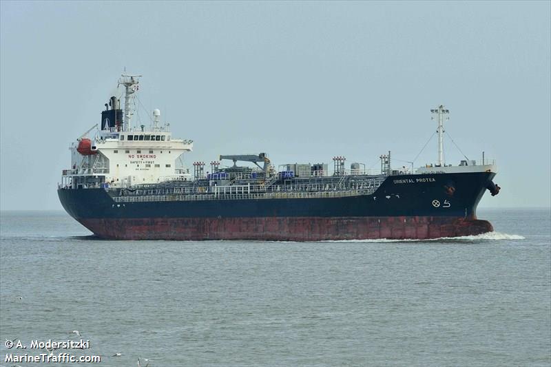 oriental protea (Chemical/Oil Products Tanker) - IMO 9330381, MMSI 371560000, Call Sign 3EDE8 under the flag of Panama