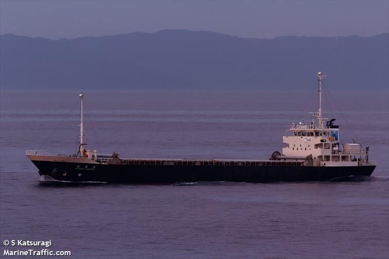 kohshinmaru (General Cargo Ship) - IMO 9222728, MMSI 431401837, Call Sign JK5537 under the flag of Japan