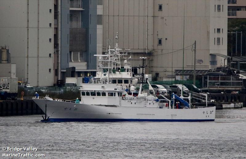 yashio (Fishing vessel) - IMO , MMSI 431597000, Call Sign JD4430 under the flag of Japan